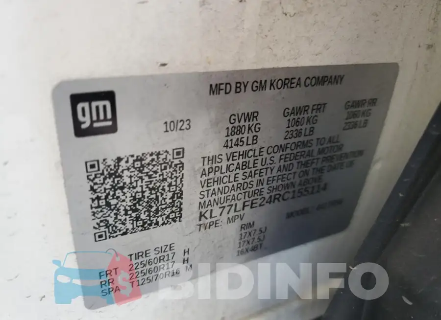 KL77LFE24RC155114 Photo# 13