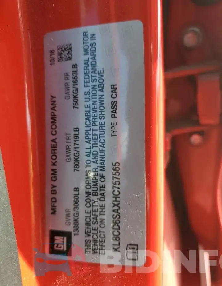 KL8CD6SAXHC757565 Photo# 12