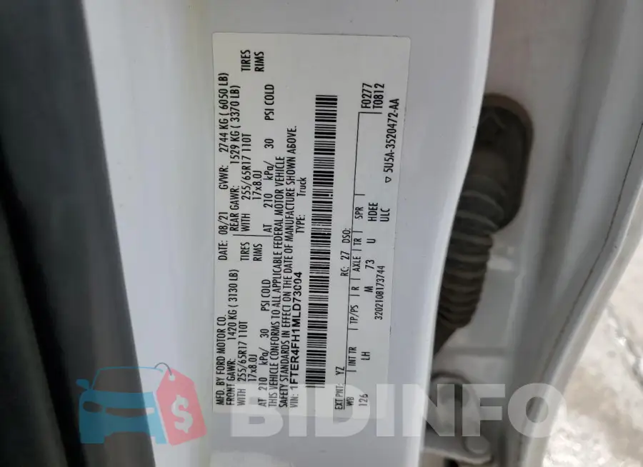 1FTER4FH1MLD73004 Photo# 12