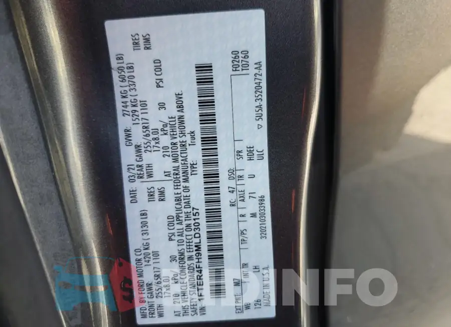 1FTER4FH9MLD30157 Photo# 13