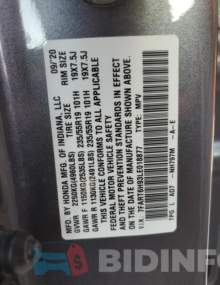 7FART6H93LE018877 Photo# 13