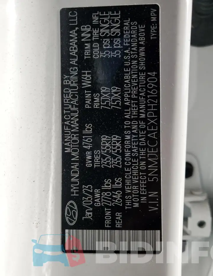 5NMJECAEXPH216904 Photo# 14