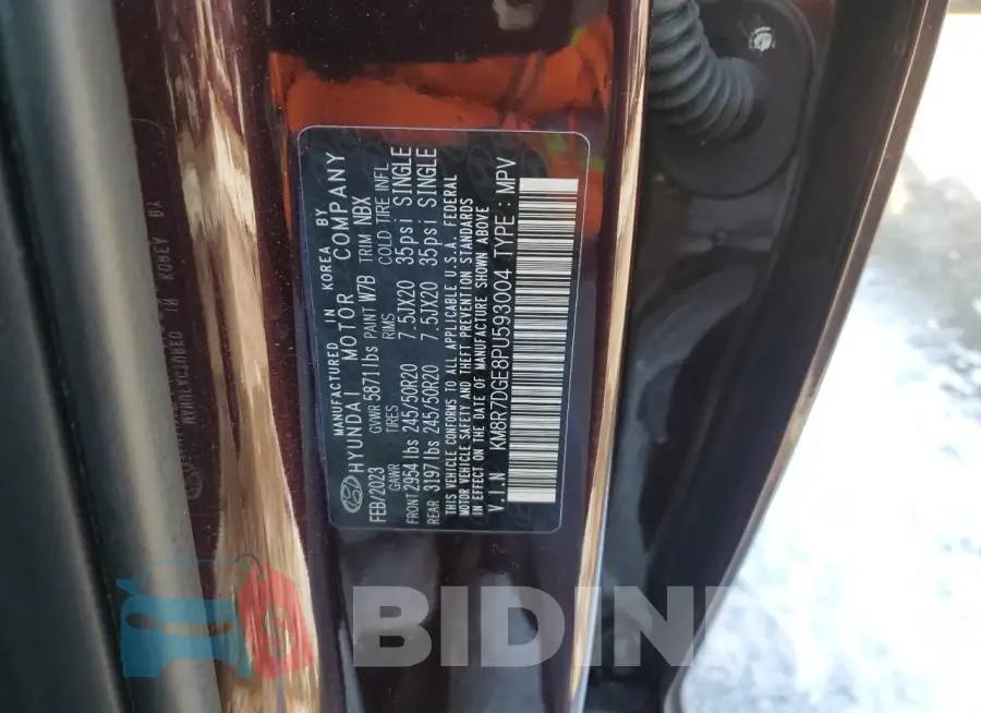 KM8R7DGE8PU593004 Photo# 12