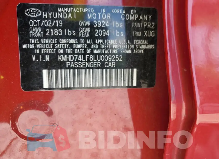 KMHD74LF8LU009252 Photo# 13