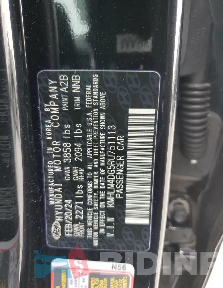 KMHLM4DG5RU751113 Photo# 12