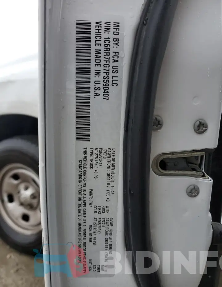 1C6RR7FG7PS590407 Photo# 12