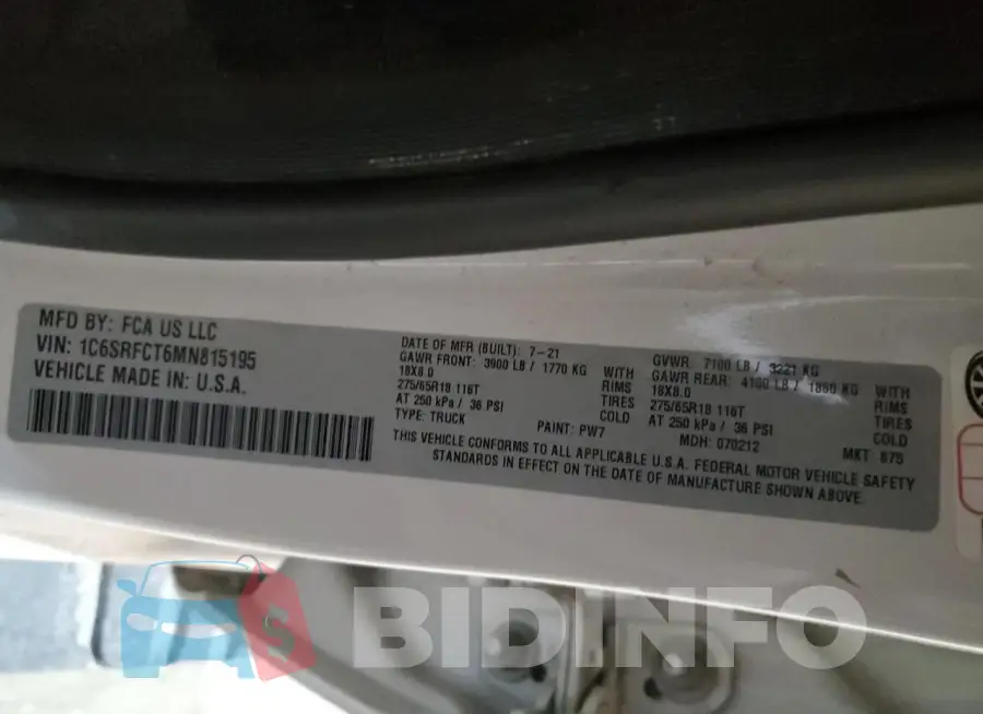 1C6SRFCT6MN815195 Photo# 12