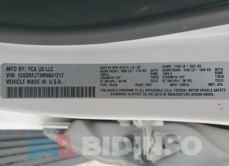1C6SRFJT3MN641217 Photo# 12