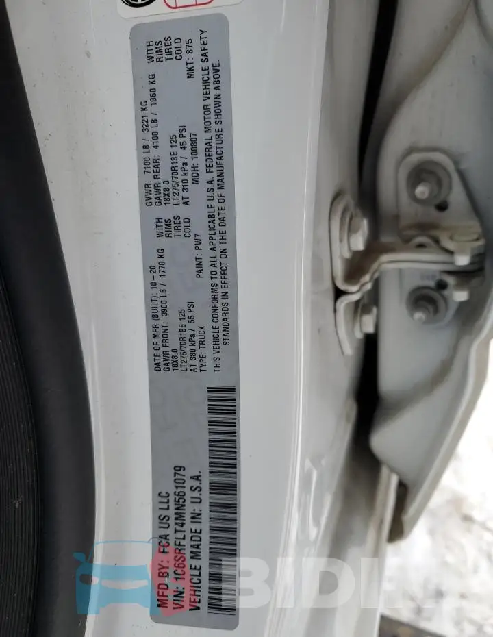 1C6SRFLT4MN561079 Photo# 12