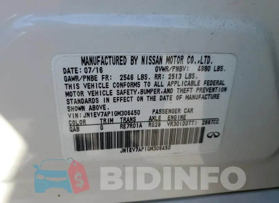 JN1EV7AP1GM306450 Photo# 12