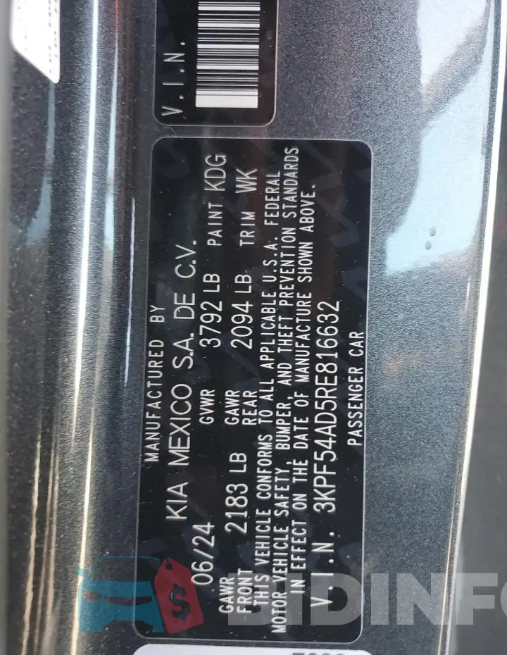 3KPF54AD5RE816632 Photo# 13