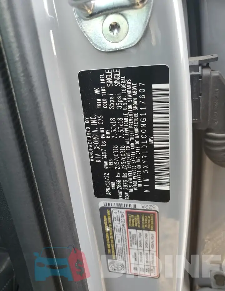 5XYRLDLC0NG117607 Photo# 14