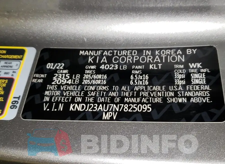 KNDJ23AU7N7825095 Photo# 14