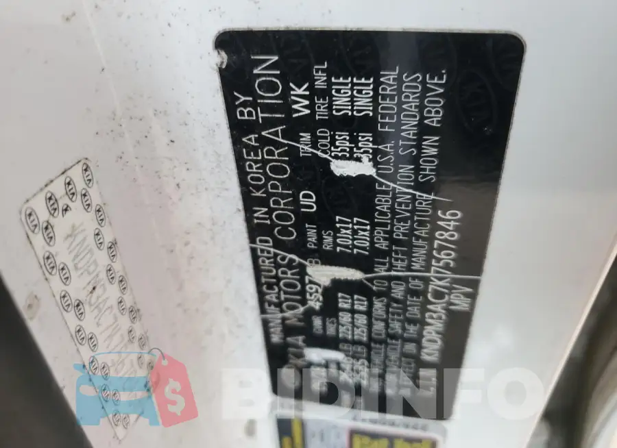 KNDPM3AC7K7567846 Photo# 13
