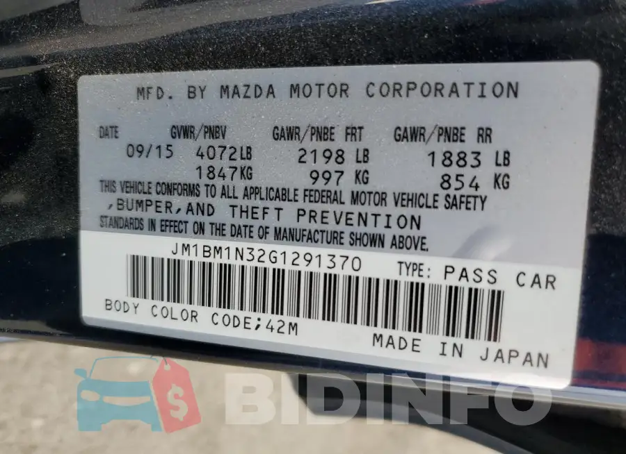 JM1BM1N32G1291370 Photo# 12