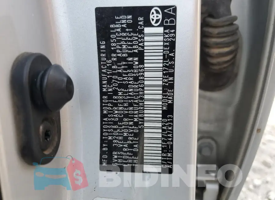 5YFBURHE3HP608968 Photo# 12