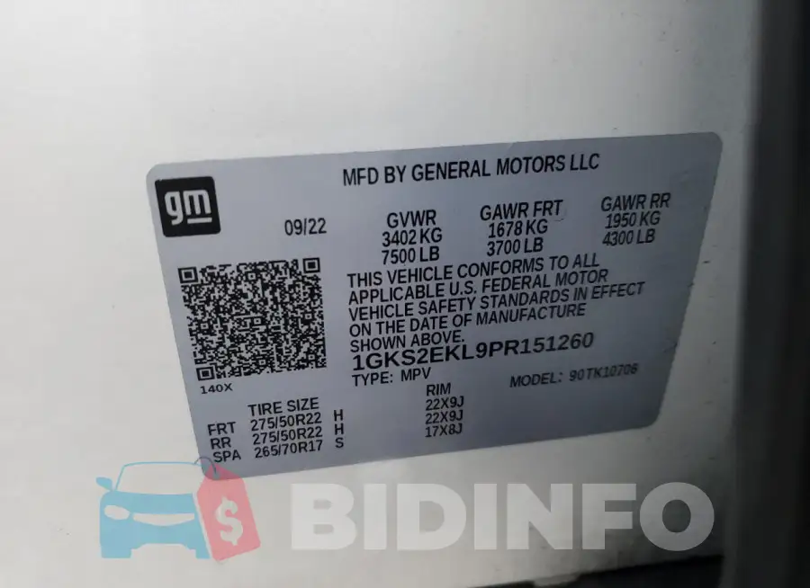 1GKS2EKL9PR151260 Photo# 12