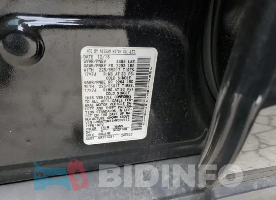 JN8AT2MT1HW389112 Photo# 13
