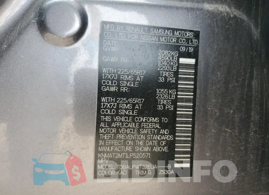 KNMAT2MT1LP520571 Photo# 14