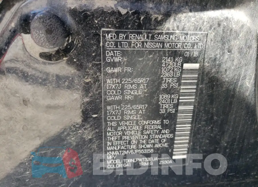 KNMAT2MV6JP553158 Photo# 13