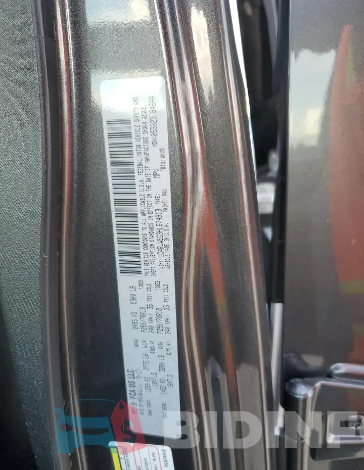 1C4BJWEG3HL674913 Photo# 13