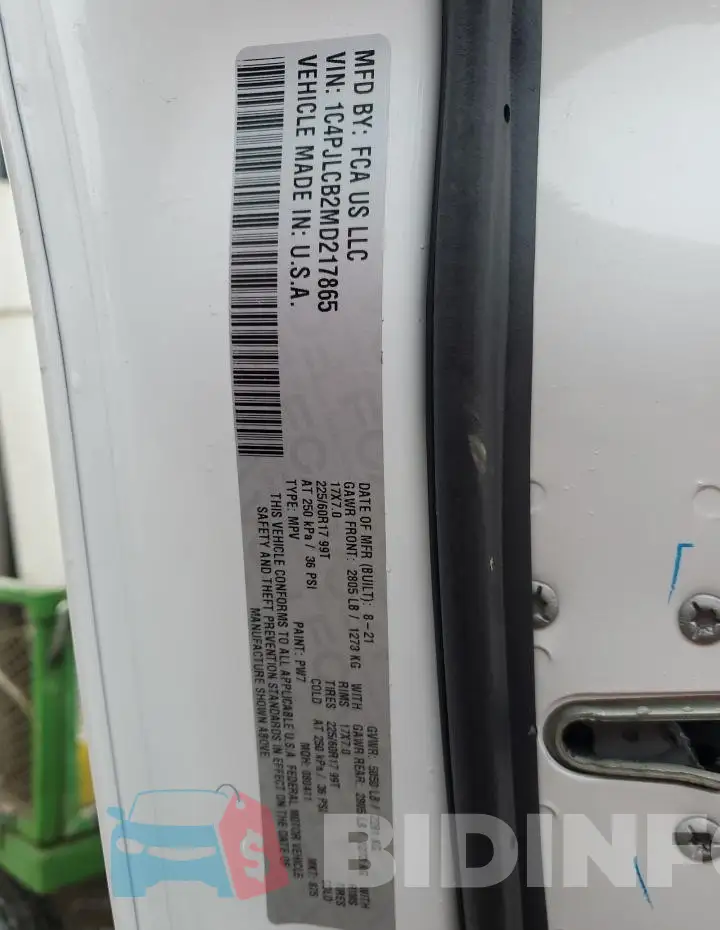 1C4PJLCB2MD217865 Photo# 13