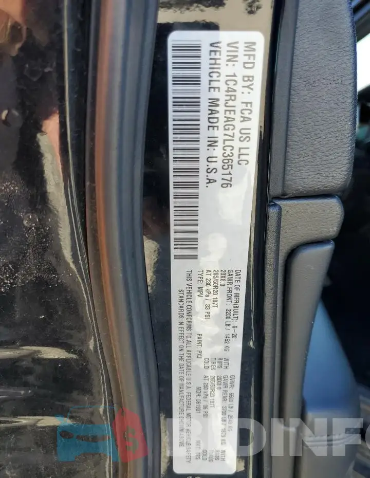 1C4RJEAG7LC365176 Photo# 14