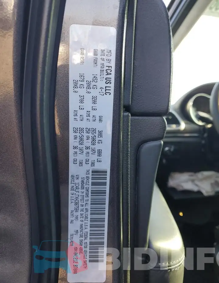 1C4RJFJTXHC887584 Photo# 13