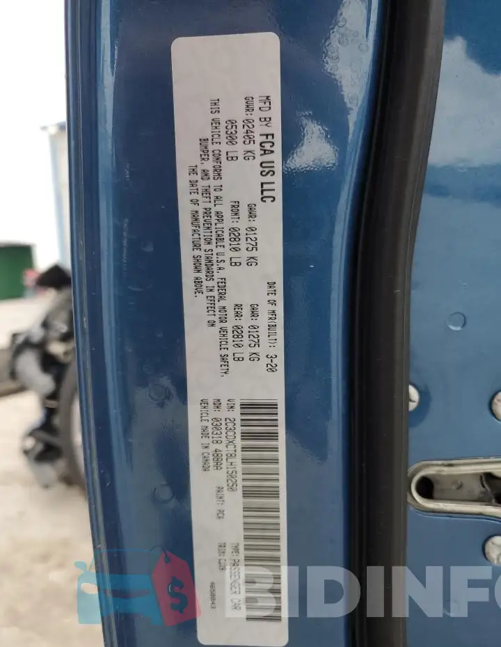 2C3CDXCT8LH150250 Photo# 12
