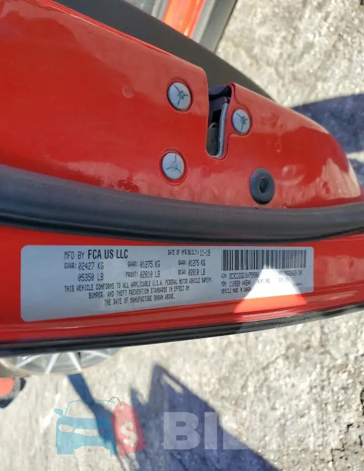 2C3CDZGG1KH759980 Photo# 13