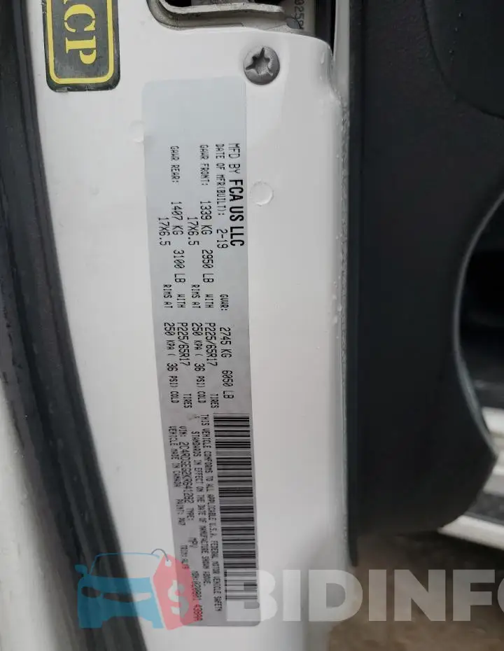 2C4RDGEG2KR641282 Photo# 13