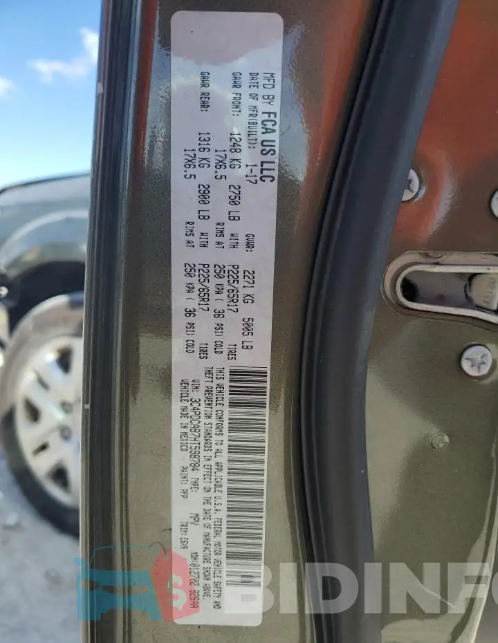 3C4PDCAB7HT598784 Photo# 13
