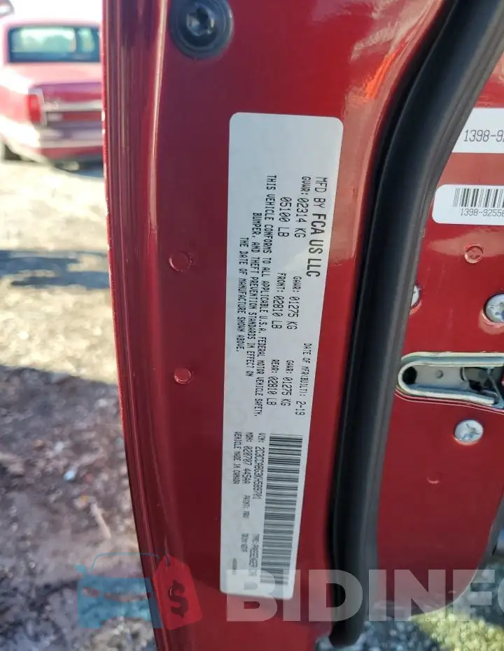 2C3CCABG3KH589701 Photo# 12