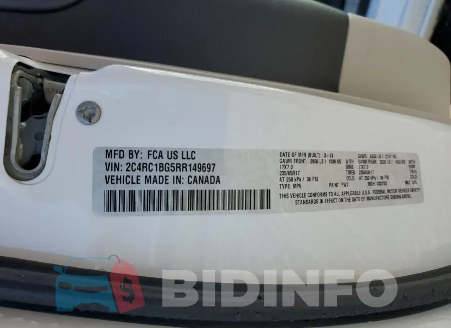 2C4RC1BG5RR149697 Photo# 13