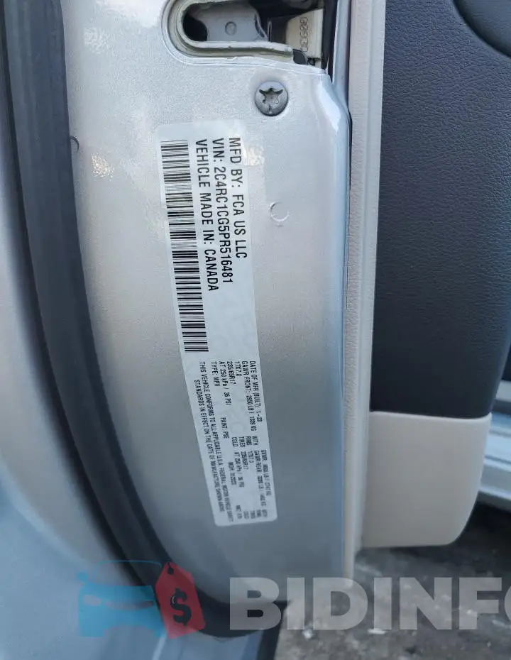 2C4RC1CG5PR516481 Photo# 13