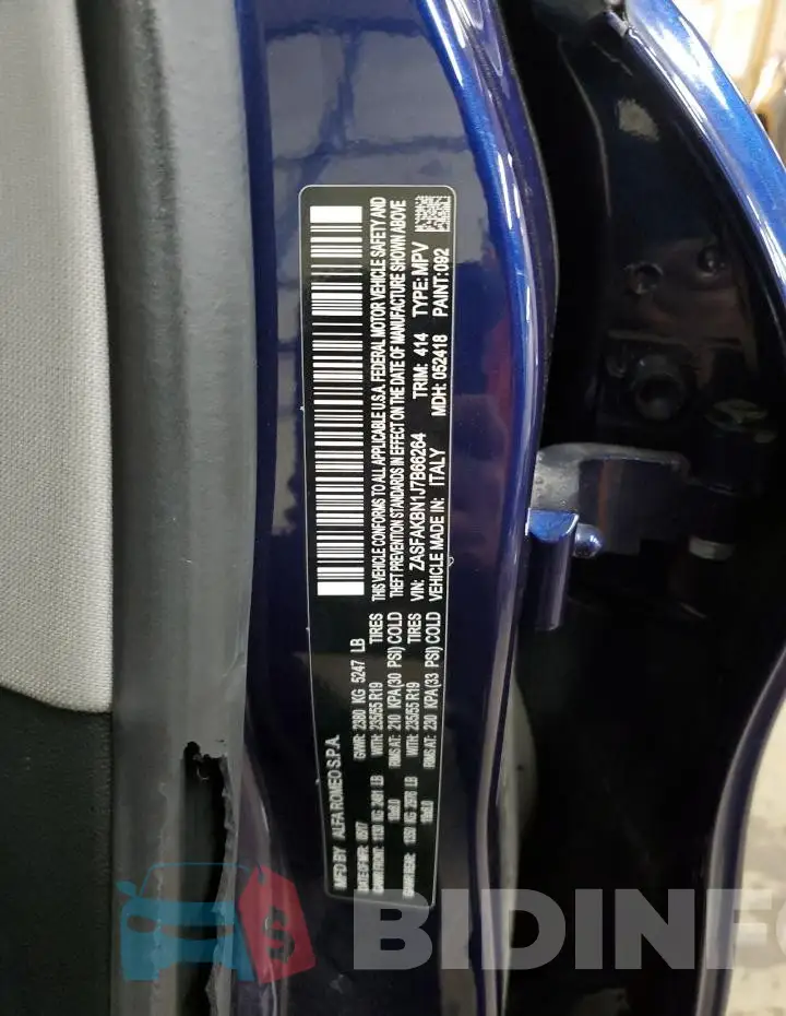 ZASFAKBN1J7B66264 Photo# 14