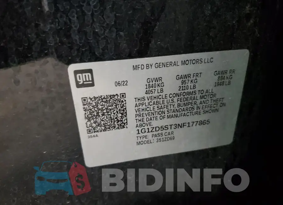 1G1ZD5ST3NF177865 Photo# 12