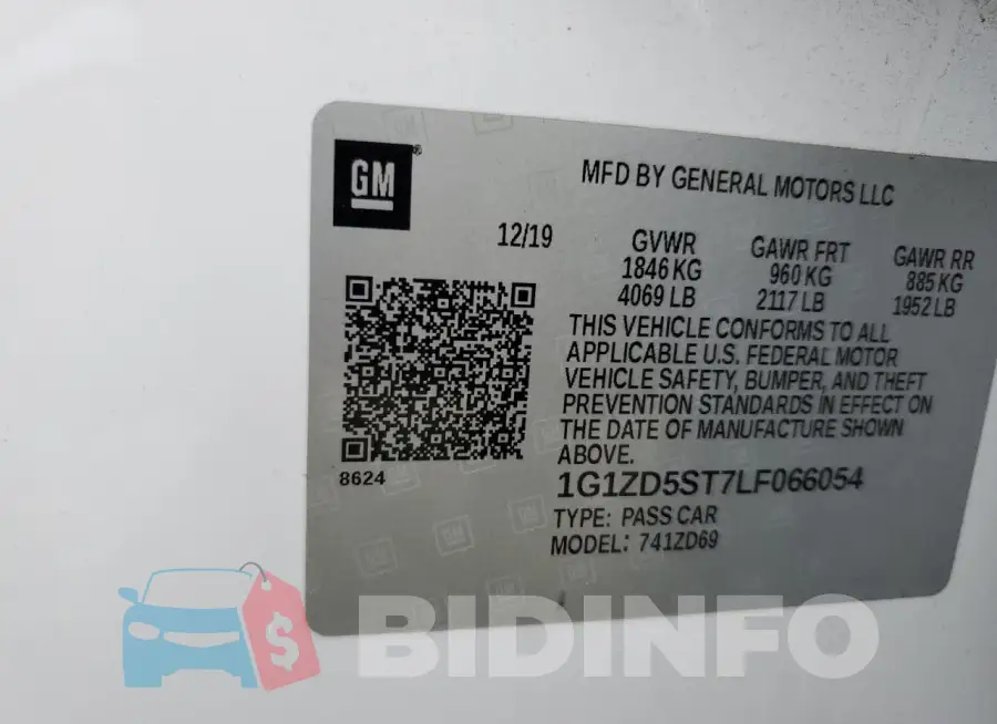 1G1ZD5ST7LF066054 Photo# 12