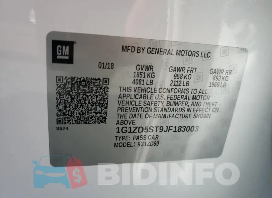 1G1ZD5ST9JF183003 Photo# 12