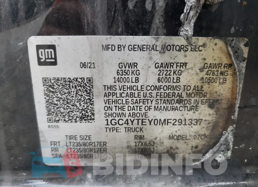 1GC4YTEY0MF291337 Photo# 10