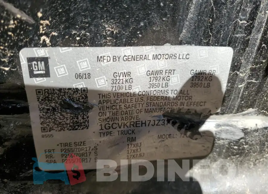 1GCVKREH7JZ379482 Photo# 12