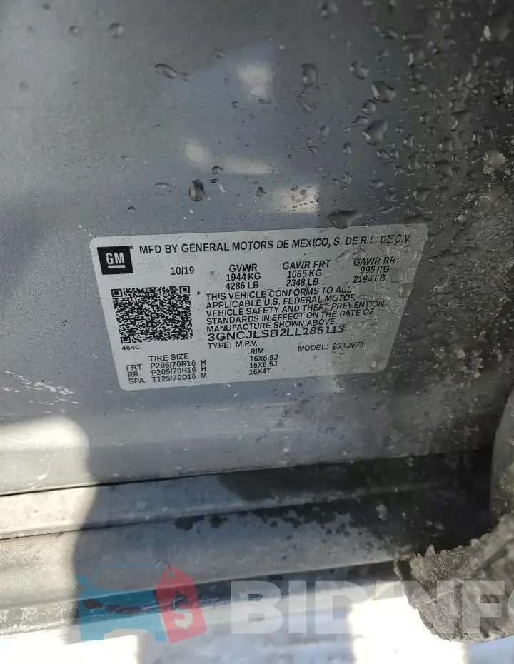 3GNCJLSB2LL185113 Photo# 12