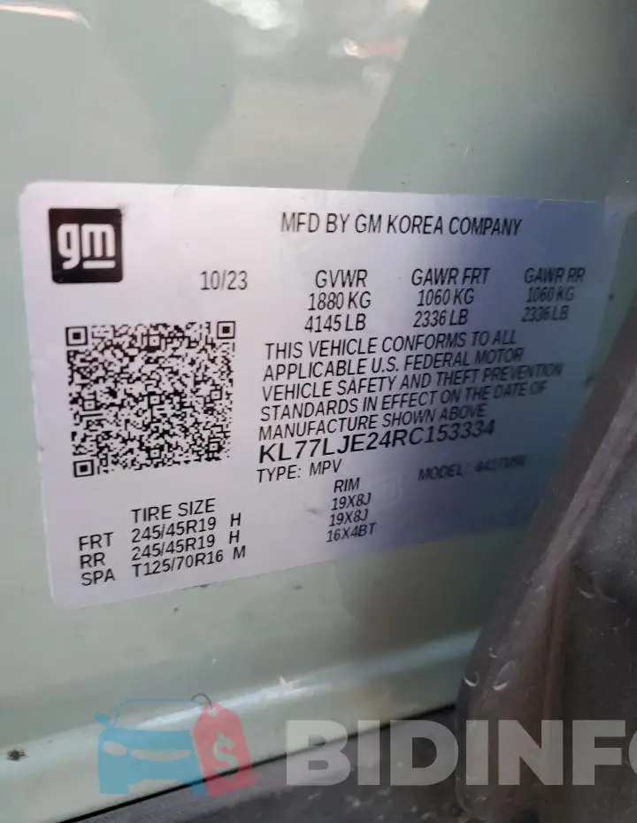 KL77LJE24RC153334 Photo# 12