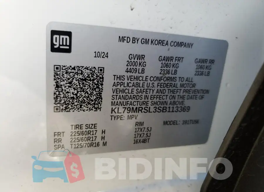KL79MRSL3SB113369 Photo# 13