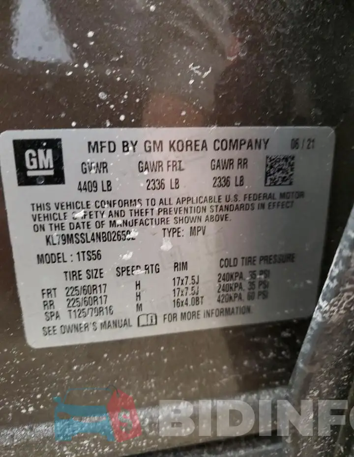 KL79MSSL4NB026592 Photo# 12