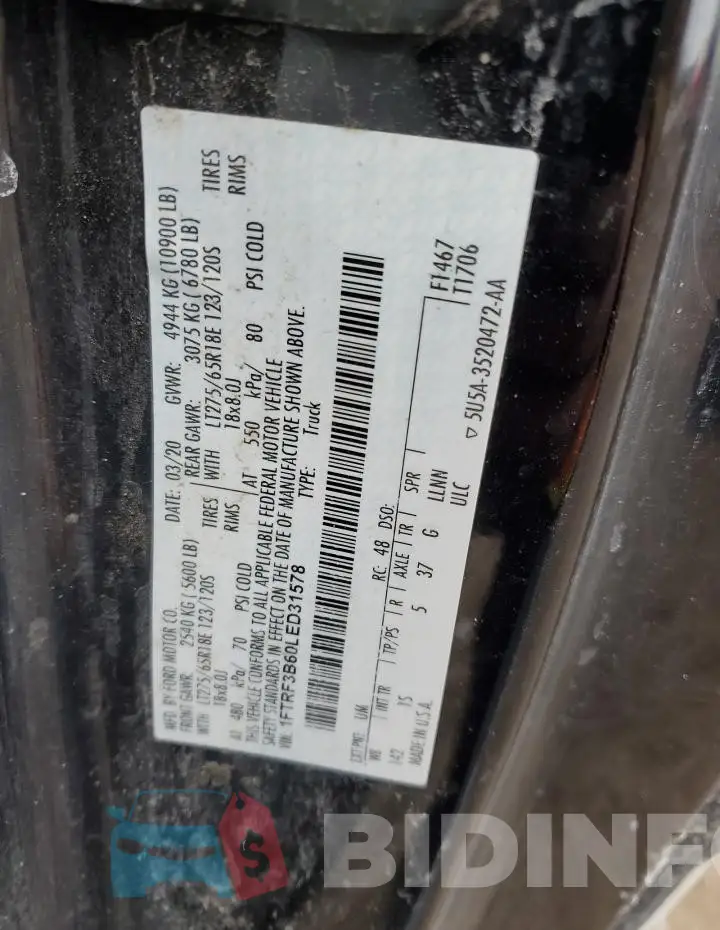 1FTRF3B60LED31578 Photo# 12