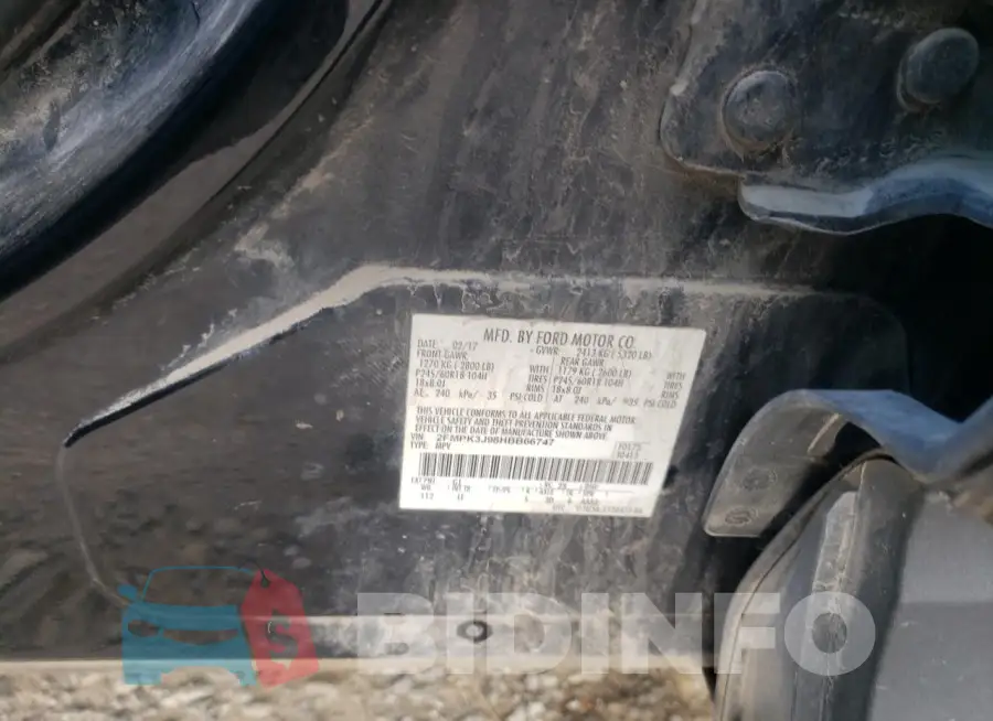 2FMPK3J98HBB66747 Photo# 13