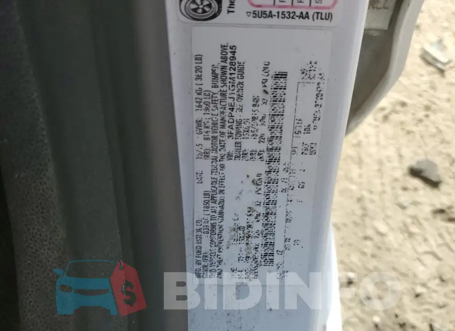 3FADP4EJ1GM128945 Photo# 12