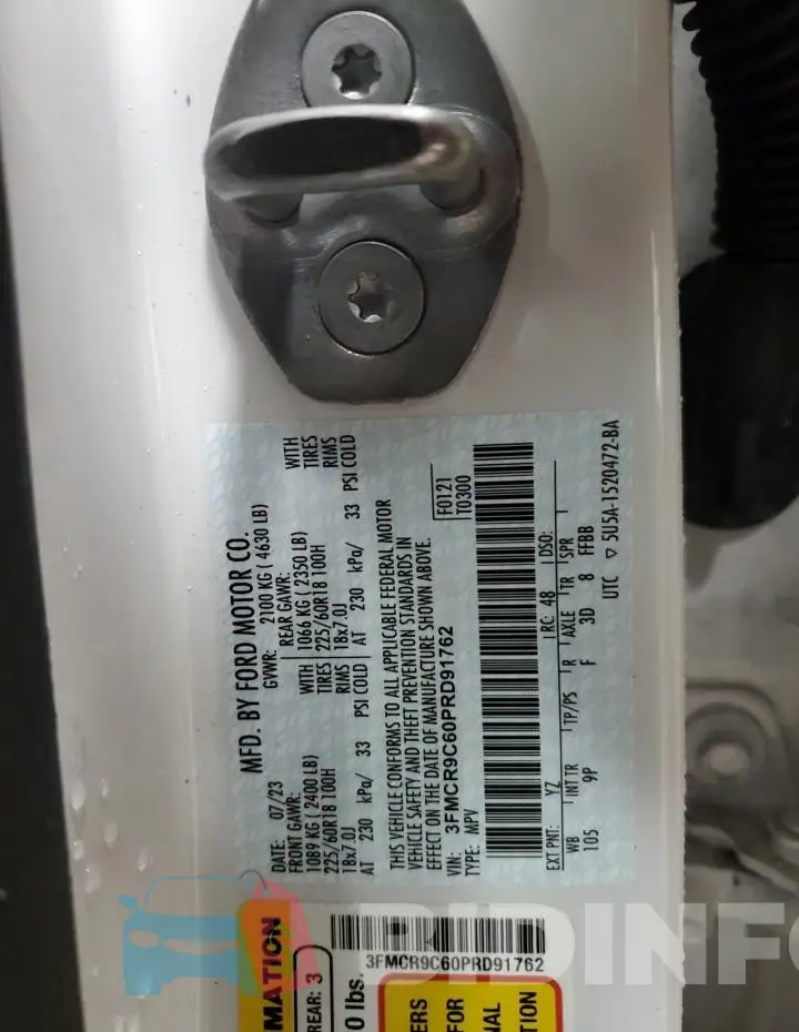 3FMCR9C60PRD91762 Photo# 13