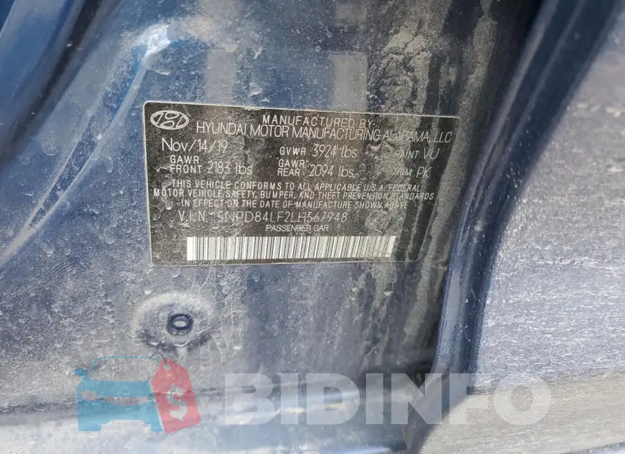5NPD84LF2LH567948 Photo# 12